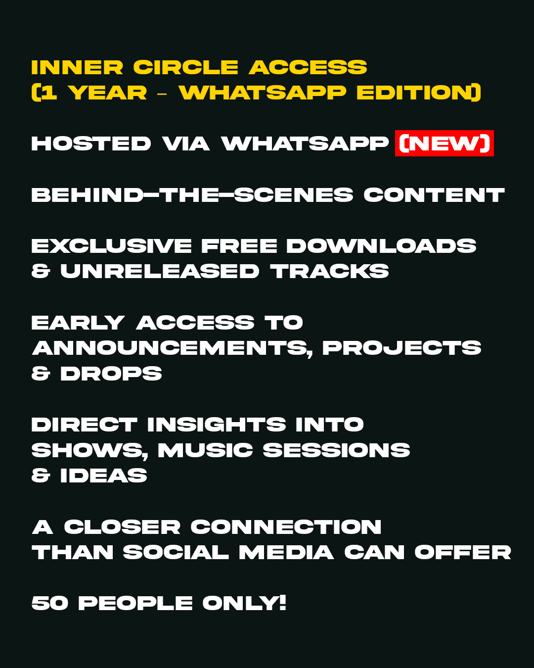 3) Inner Circle + Album